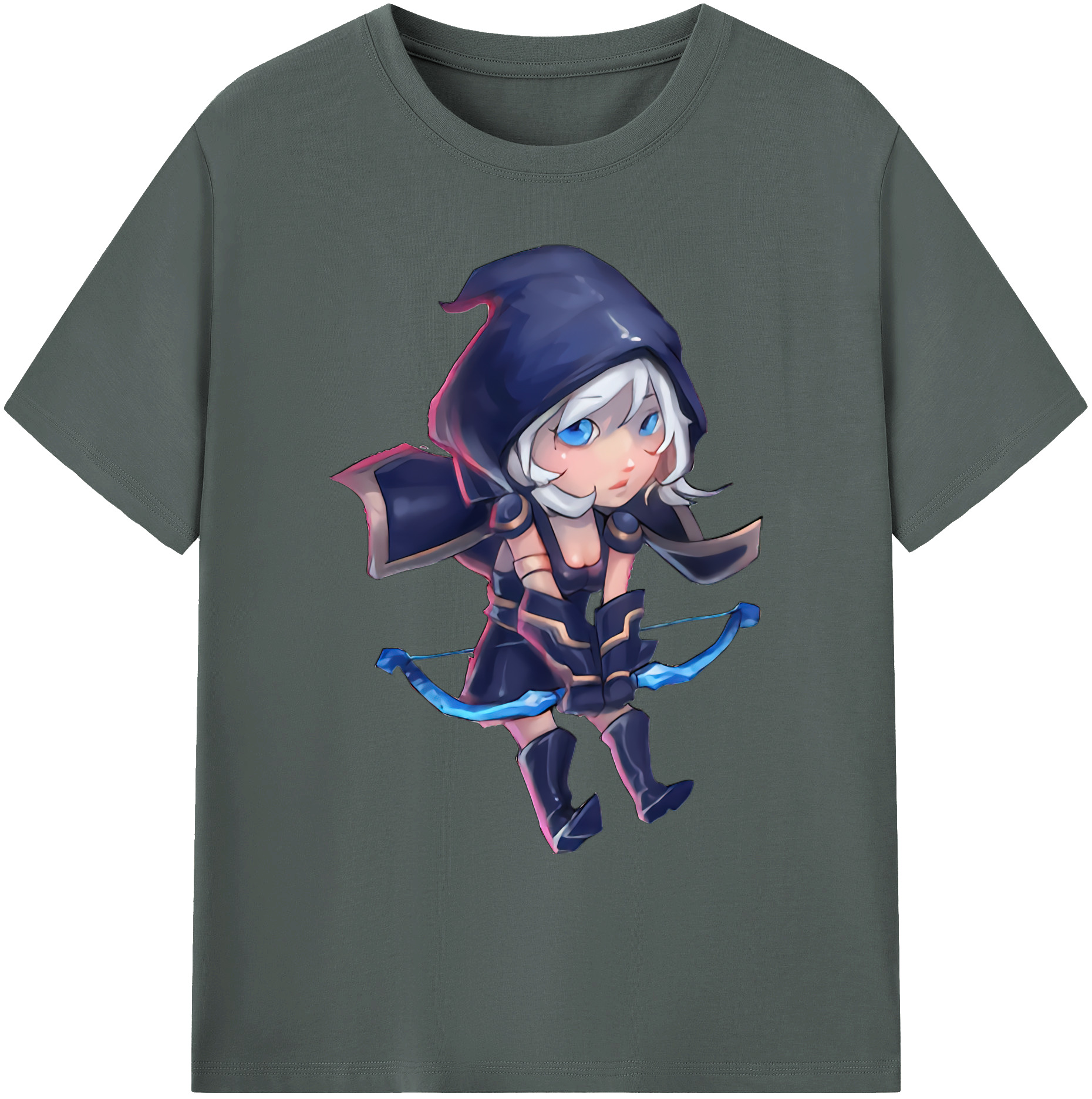 リーグ・オブ・レジェンド League of Legends LOL 綿100％ メンズ半袖Tシャツ｜肌触りやわらか＆通気性